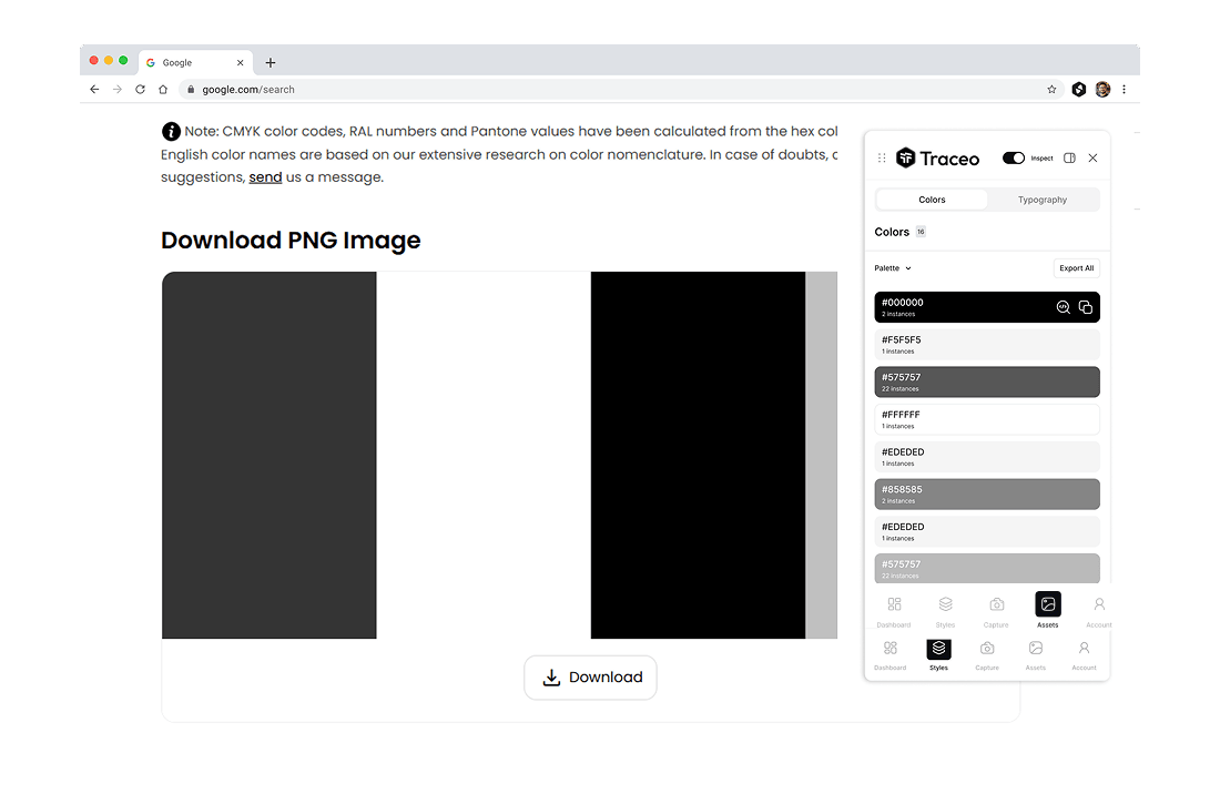 Color Usage Overview